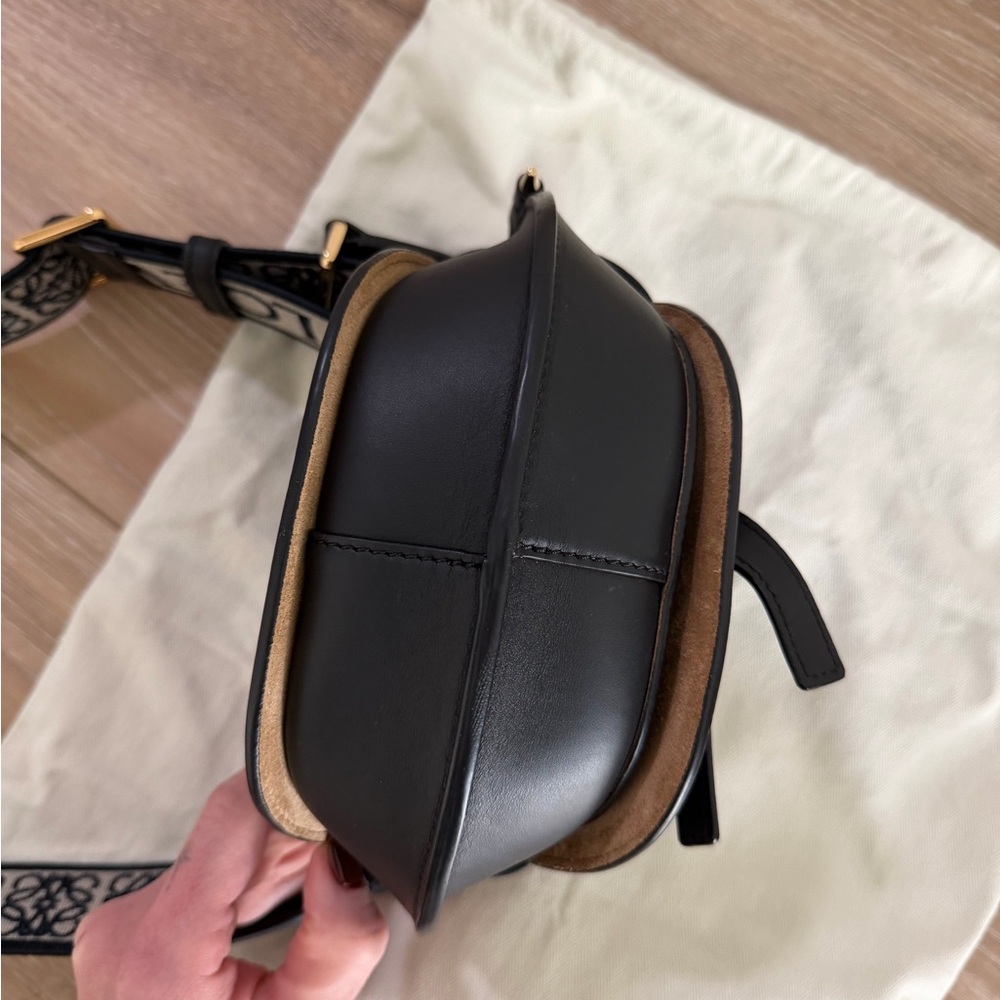 Loewe Black Mini Gate Dual bag with Logo Strap - Picture 5 of 9